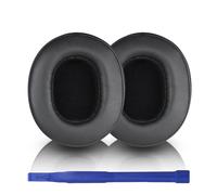 Aiivioll - Protein Leather Replacement Ear Pads, Compatible with Skullcandy Hesh 3, Crusher Wireless, Crusher Evo, Crusher ANC Headphones Headphone Ear Pads (Black)