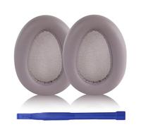 Aiivioll Replacement Ear Cushions for JLab JBuds Lux ANC, Soft Protein Leather Ear Cushions, Comfortable & Durable Memory Foam Ear Pads for JLab JBuds Lux ANC Headphones (Purple)