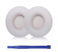 Aiivioll Replacement Earpads for Beats Solo 4 Protein Leather Ear Cushion Covers for Solo 4 Wireless On-Ear Headphones, Soft Protein Leather Ear Pads, Sound Insulation, Memory Foam (Pink)