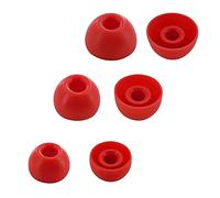 Aiivioll Replacement Earplugs 6 Pieces of Silicone Eartips Earplugs is Compatible with Beats Fit Pro/Studio Buds Earphones (Red)