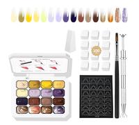 AIJIMEI 16 Ombre gel nail polish, realizing gradual ombregel effect, easy to use, durable, French DIY nail polish, suitable for nail lovers gelombre.(set4)