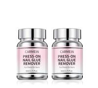 AIJIMEI 2PCS Press on Nail Glue Remover 80ml Nail Glue Remover for Press on Nails, Nail Polish Remover Multi-Functional Liquid for Removing Glue from Nail Tips Nails for Home and Salon Use (2pcs)