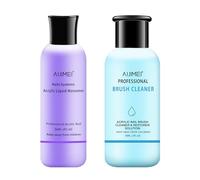 AIJIMEI Acrylic Nail Kit: 58ml Acrylic Monomer Liquid & Brush Cleaner, Nail Art Tools for Nail & DIY Manicure