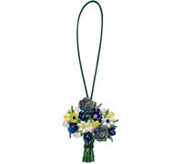 aijiojio Flower Keychain bag charms for handbags Summer Beach Y2k Accessories Aesthetic Beaded Backpack Charms kawayii