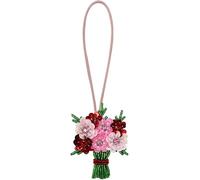 aijiojio Flower Keychain bag charms for handbags Summer Beach Y2k Accessories Aesthetic Beaded Backpack Charms kawayii