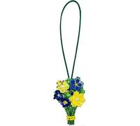 aijiojio Flower Keychain bag charms for handbags Summer Beach Y2k Accessories Aesthetic Beaded Backpack Charms kawayii