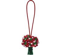 aijiojio Flower Keychain bag charms for handbags Summer Beach Y2k Accessories Aesthetic Beaded Backpack Charms kawayii