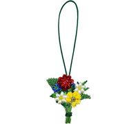aijiojio Flower Keychain bag charms for handbags Summer Beach Y2k Accessories Aesthetic Beaded Backpack Charms kawayii