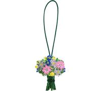 aijiojio Flower Keychain bag charms for handbags Summer Beach Y2k Accessories Aesthetic Beaded Backpack Charms kawayii