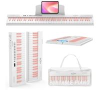 AiJoy 88-Key Split Portable Piano Keyboard with Velocity-Sensitive Keys