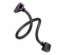 AIJS 8PIN PSU GPU Extension Cable,Upgrade ARGB Cable,30CM,Black-GPU(PRO)-A