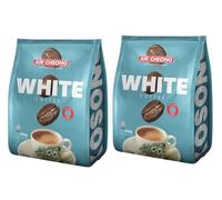Aik Cheong Malaysian 2 In 1 No Sugar White Coffee, halal (12 Sachets) 360g x 2 packs