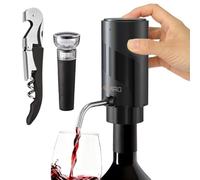 AIKARO - Electric Wine Aerator Pourer Rechargeable Automatic Decanter, with Corkscrew and Vacuum Stopper (Set)