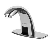 AIKE Commercial Touchless Bathroom Faucet, Automatic Motion Sensor Sink Tap, Battery Operated Hands-Free Design, Stainless Steel, Model AK7500