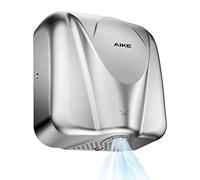 AIKE Elephant Commercial Hand Dryer, Durable Stainless Steel, 220V AK2812 | Hands Dry Quickly, Flexible Installation, Sound Level 67dB, High-Speed Hand Dryer for High-Traffic Commercial Toilets