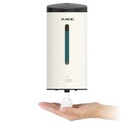 AIKE FoamCore Foam Soap Dispenser Automatic,Wall Mounted for Space-Saving | Dual-mode installation, 740ML Large Capacity, 5-Level Adjustment, Durable Stainless Steel Body for Commercial Restrooms