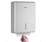 AIKE Standard Paper Towel Dispenser, 400-Sheet Wall Mounted for H2, Z-Fold & Multifold Papers (Fits Size ≤25.2 * 9cm), AK5302