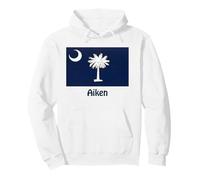 Aiken South Carolina USA State Flag Souvenir Pullover Hoodie
