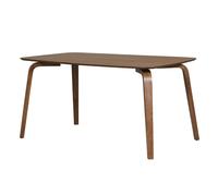 aiken wooden dining table rectangular in walnut