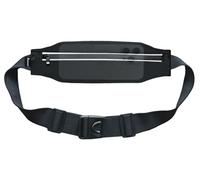 AIKENDO Running Belt Fanny Pack, Slim Runners Waist Pack for Men & Women [Fits ALL Phones], Money Belt, Reflective Running Gear Accessories Fitness Phone Holder for Exercise Marathon Jogging, Black1