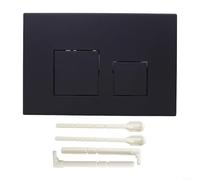 AIKEOU Dual Flush Plate, Dual Flush Actuator for Wall Hung Toilets, for GEBERIT Sigma01 Sigma20 Sigma21 Sigma30 Sigma50 UP300(Silver)(1)