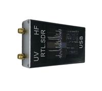 AIKEOU USB SDR Tuner Receiver 100KHz - 1.7GHz with RTL2832U+R820T2 Chipset Aluminum Housing Includes Test Antenna and Cable for Amateur Radio, SSB, FM, DAB, GPS and Weather Satellite Reception