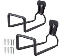 AIKEXIAN 2 Pack Garden Hose Holder, Tough Metal Wall Mount Hose Hook Hanger, Garage Hook, Heavy Duty Tube Hose Stand for Outside Yard