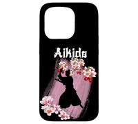 Aikido Japan Cherry Blossom Japanese Martial Art Aikido Case for iPhone 15 Pro