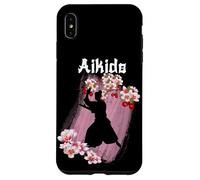 Aikido Japan Cherry Blossom Japanese Martial Art Aikido Case for iPhone XS Max