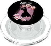 Aikido Japan Cherry Blossom Japanese Martial Art Aikido PopSockets PopGrip for MagSafe