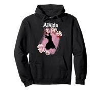 Aikido Japan Cherry Blossom Japanese Martial Art Aikido Pullover Hoodie