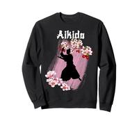 Aikido Japan Cherry Blossom Japanese Martial Art Aikido Sweatshirt