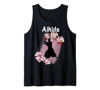 Aikido Japan Cherry Blossom Japanese Martial Art Aikido Tank Top
