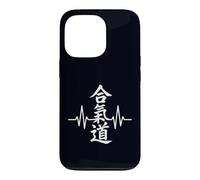 Aikido Kanji Heartbeat Pulse Martial Arts Training Case for iPhone 13 Pro