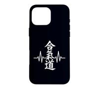 Aikido Kanji Heartbeat Pulse Martial Arts Training Case for iPhone 16 Pro Max