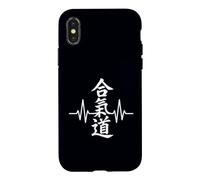 Aikido Kanji Heartbeat Pulse Martial Arts Training Case for iPhone X/XS