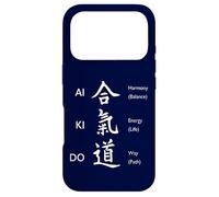 Aikido Martial Arts Japanese Kanji Harmony Energy Way Case for iPhone 17 Pro