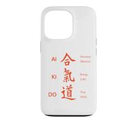 Aikido Martial Arts Japanese Kanji Harmony Energy Way Design Case for iPhone 13 Pro