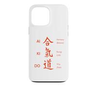 Aikido Martial Arts Japanese Kanji Harmony Energy Way Design Case for iPhone 13 Pro Max