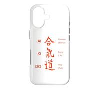 Aikido Martial Arts Japanese Kanji Harmony Energy Way Design Case for iPhone 17
