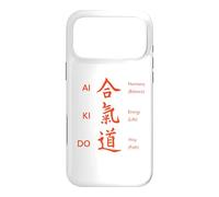 Aikido Martial Arts Japanese Kanji Harmony Energy Way Design Case for iPhone 17 Pro Max