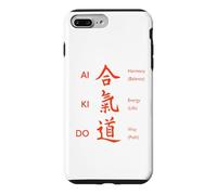 Aikido Martial Arts Japanese Kanji Harmony Energy Way Design Case for iPhone 7 Plus/8 Plus
