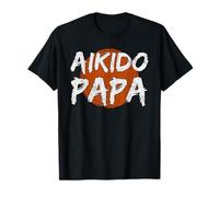 Aikido Papa Martial Arts Training Combat Sports For Dad T-Shirt