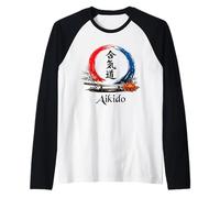 Aikido Philosophy - Victory Over Oneself Raglan Baseball Tee