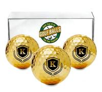 Aikiprety Personalized Colored Golf Balls for Birthday, Father’s Day Christmas Novelty Golfer Gift for Dad Coworkers Golfers Golf Lovers, K