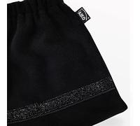 Aiko Stirrup Protectors Shine Bright Fleece 1 Pair (Black)