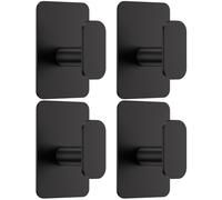 Aikzik 4 Pack Large Self Adhesive Hooks, Stainless