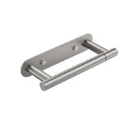 Aikzik Toilet Paper Holder, Toilet Paper Holder with 2 Mounting Methods, Toilet Roll Holder No Drilling, Toilet Paper Holder, Wall Mount, Stainless Steel Toilet Roll Holder for Kitchen and Bathroom