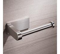 Aikzik Toilet Roll Holder Wall Mounted, Premium 304 Stainless Steel Toilet Paper Holder Self Adhesive for Bathroom & Kitchen, Strong Adhesiveness and Waterproof,Silver
