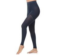 Ailaka Compression Tights for Women & Men 20-30mmHg, Medical Support Compression Leggings for Circulation, Muscle Recovery, Varicose Veins(Navy, M)